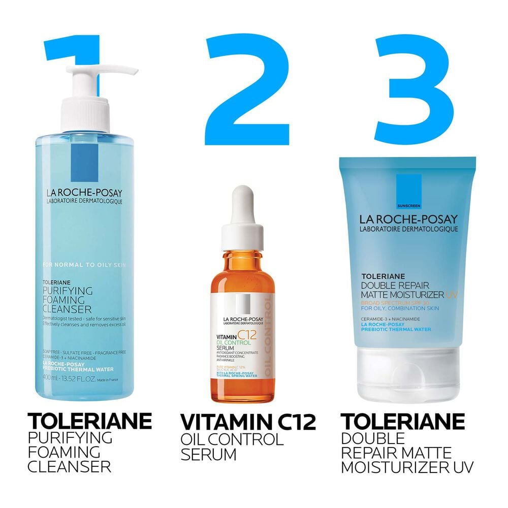 Toleriane Double Repair Matte Face Moisturizer SPF 30 for Oily Skin - Image 7